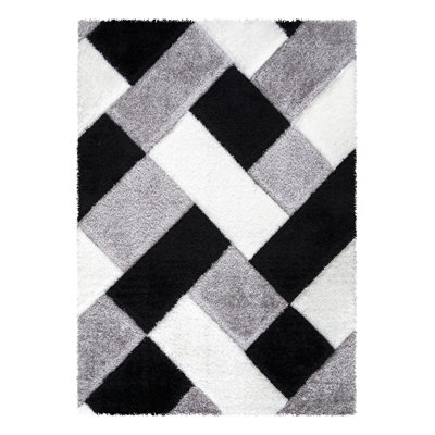 Spencerville Geometric 120cm X 170cm Area Rug
