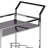 Watts 26 inch Bar Cart in Chrome