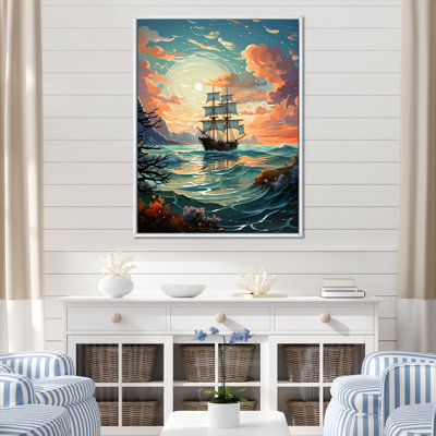 Port Nautical Dreams I sur impression sur toile