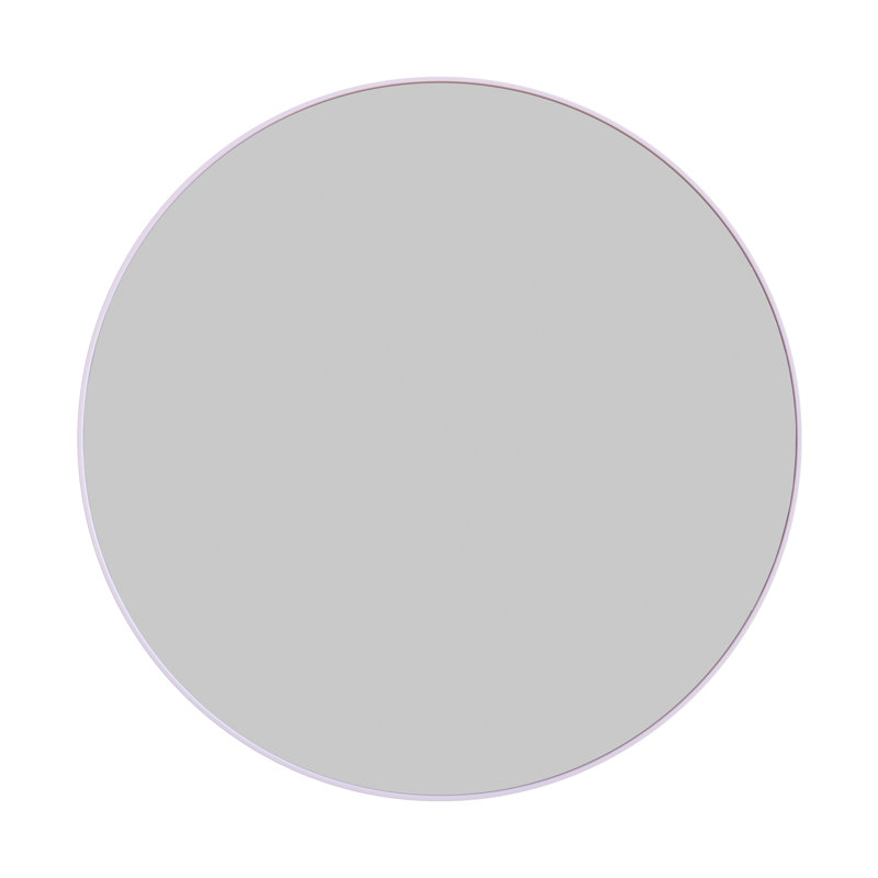 Leia Round Mirror, Pink, 36" x 36"