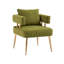 Chaise d'appoint avec pieds dorés-1122743386