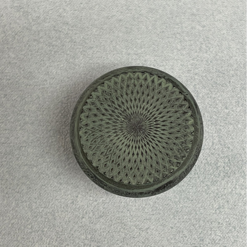 (Paquet de 5) Anitque à bouton 1 1/4 po Avante Diamond, Vert vieilli