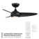 38'' Ceiling Fan with LED Lights