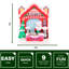 7-Ft. Tall Pre-Lit Inflatable Santa's Kitchen