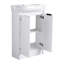 Meuble-lavabo autoportant de 23 po avec lavabo et portes à fermeture douce-293774759