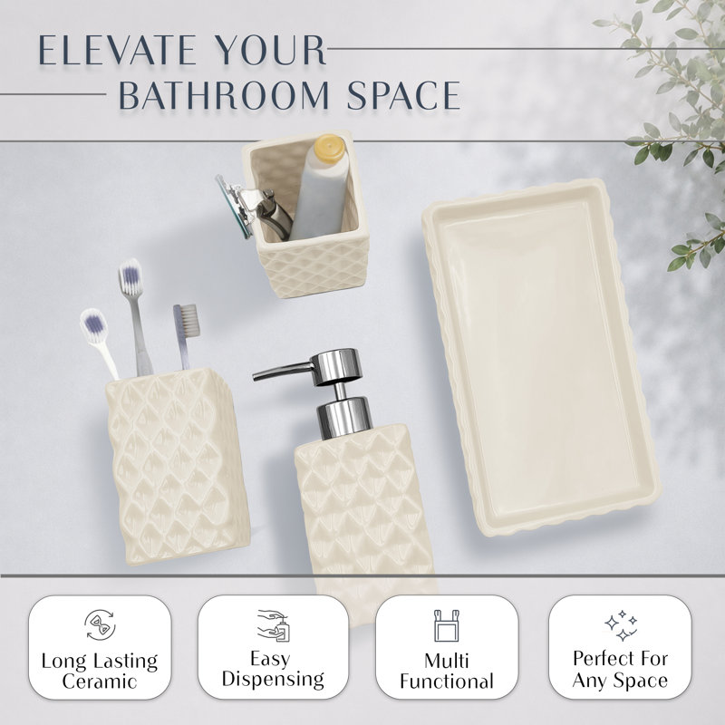 Bathroom Accessory, Ivory