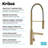 Artec Pro Commercial Style Pull-Down Single Handle Kitchen Faucet with Pot Filler-64268916