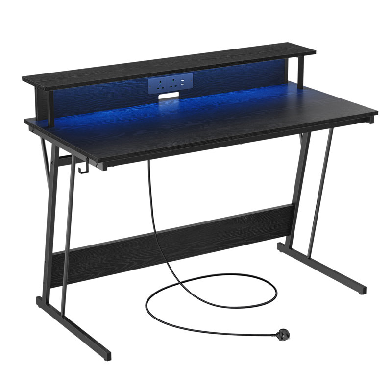Gatton Rectangle Computer Desk, 120cm W x 60cm D