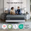 Novilla 14 Inch Queen Size Mattress, Medium AiryFlow™ Cooling Gel Memory Foam Mattress,Ice Silk Fabric,Green Tea-Infused-564786356-564786359