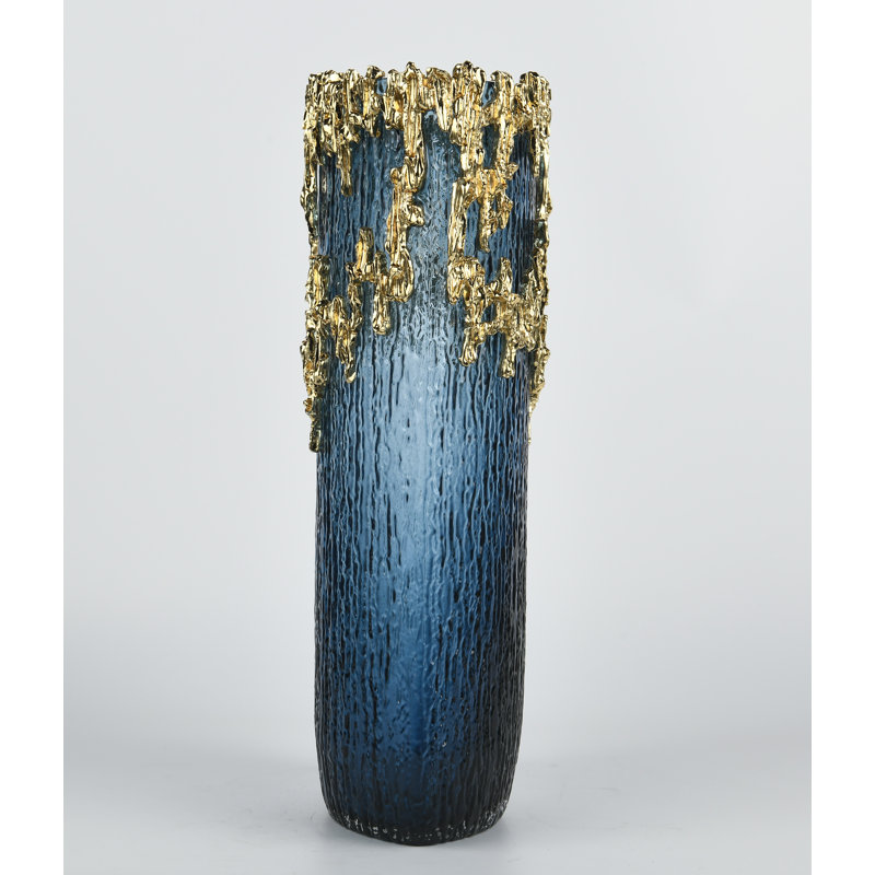 Blue Cascade Luxe Vase