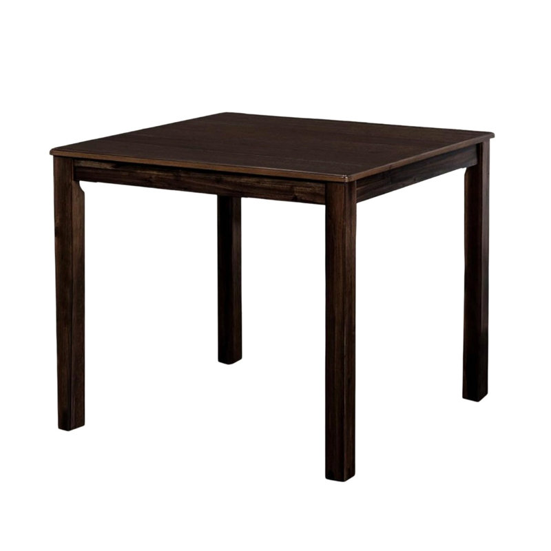 Ensemble de table de salle à manger 5 pièces de style transitionnel 1 table et 4 chaises carrées