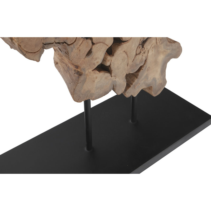 Dimensional Pipal Wood Sculpture
