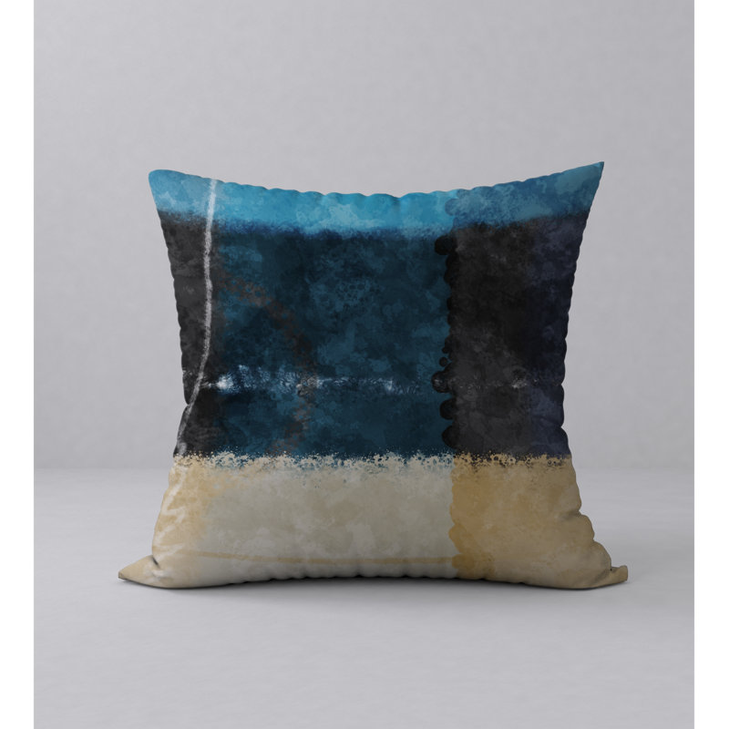 Housse de coussin décorative carrée et insert, 18" x 18"
