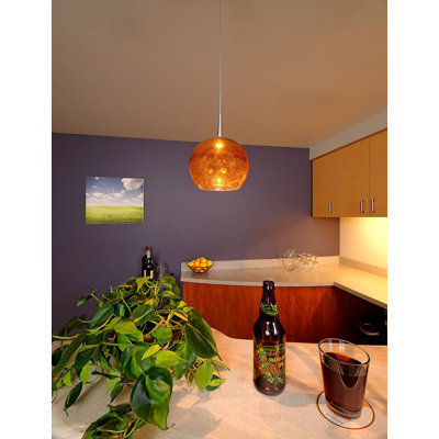 Luminaire suspendu sphère 1 lumière Bobo