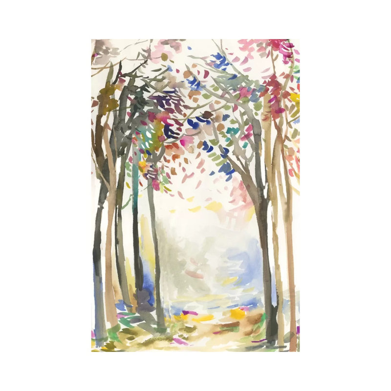 Sunny Path I by Allison Pearce - Wrapped Canvas Painting, 66.04 cm H x 45.72 cm W x 1.91 cm D