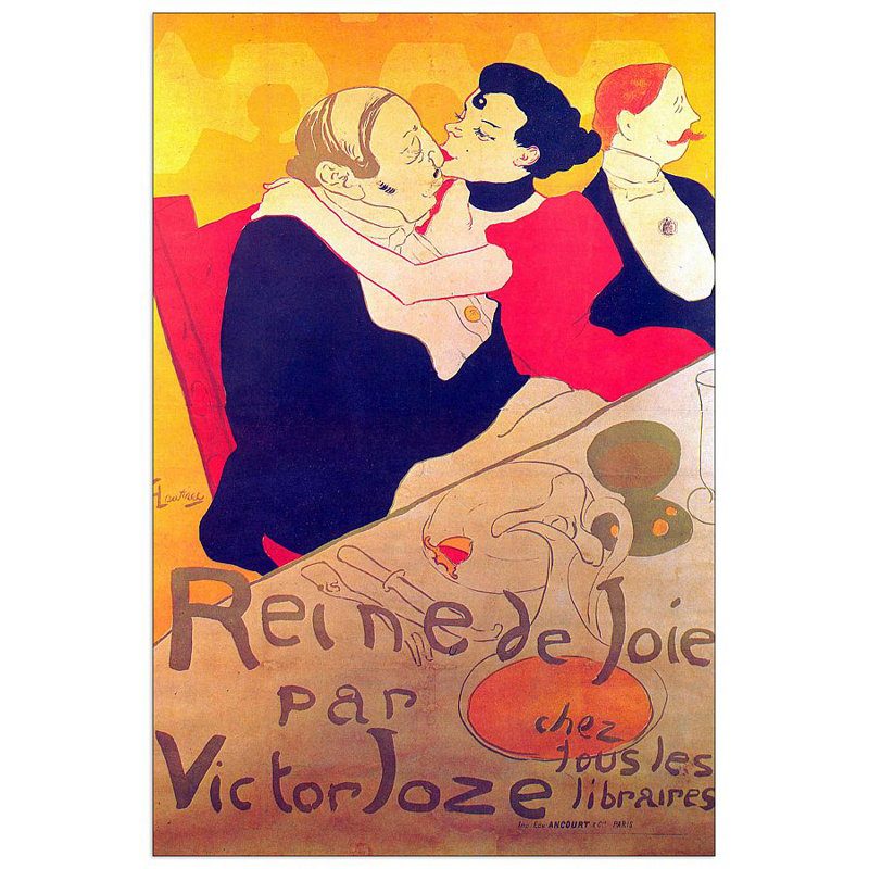Henri De Toulouse-Lautrec - Wrapped Canvas Print, 135cm H x 90cm W x 1.8cm D