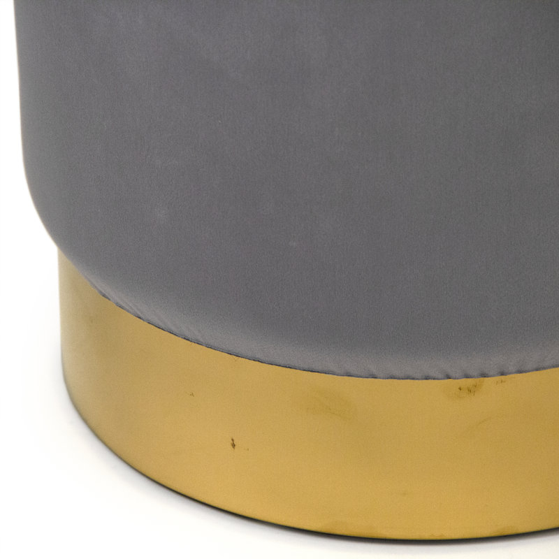 Sabio Upholstered Vanity Stool, Blue