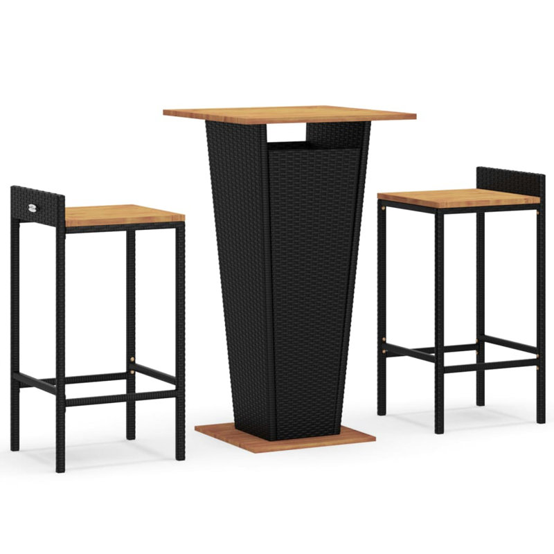 Alexanndra Square 2 - Person 43.30708661cm Long Dining Set