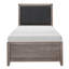Lit tapissier standard à profil bas Hooksett-1412085289