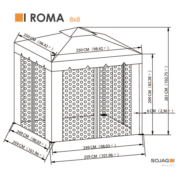 Dimensions du produit