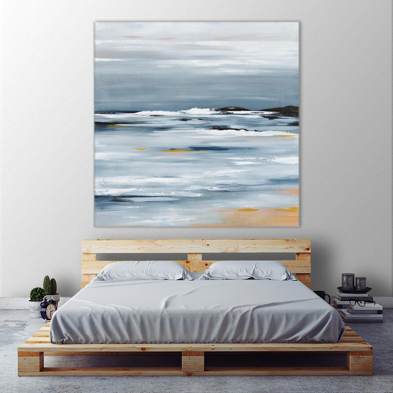 «From the bay» sur toile, H 84 po x l 84 po x P 1,5 po