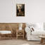 «Bunny in Nature Brown», toile flottante encadrée par Petal Prints Design-1026480733-1026480732