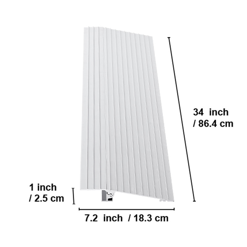 VEVOR Door Threshold Ramp, 1" H x 34" L x 7.2" W
