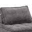 Chaise et demi capitonnée en velours l 41,3 po Kethia-713765620