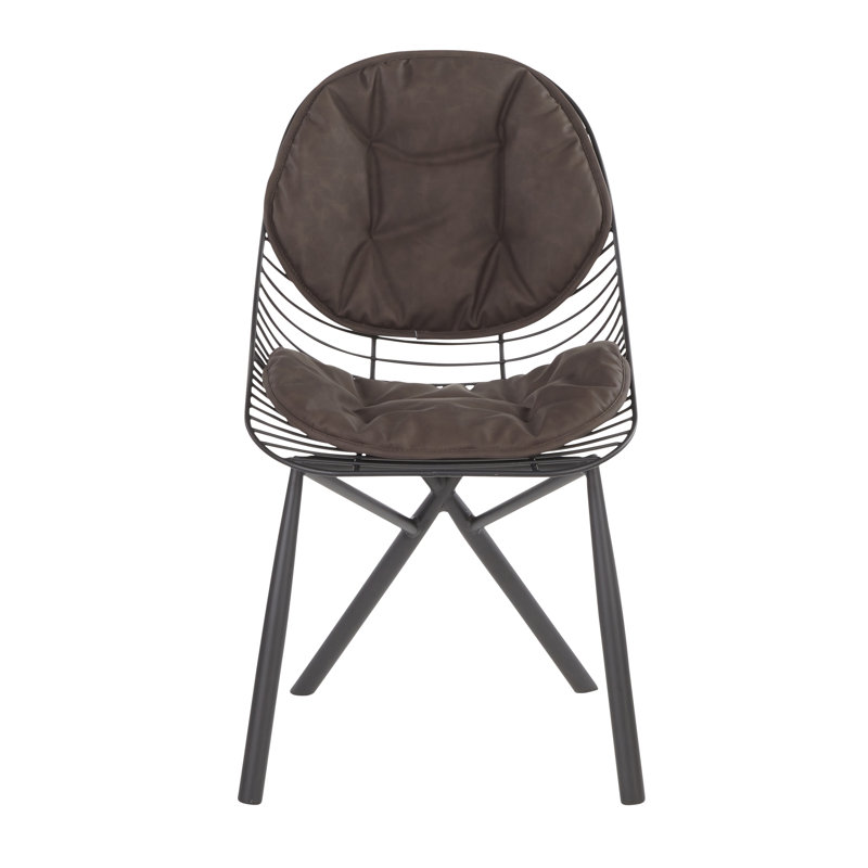 Beaudette Dining Chair with Removable Cushions, Espresso