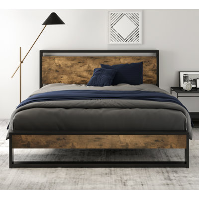 Le lit plateforme Twillery Co.® Raney