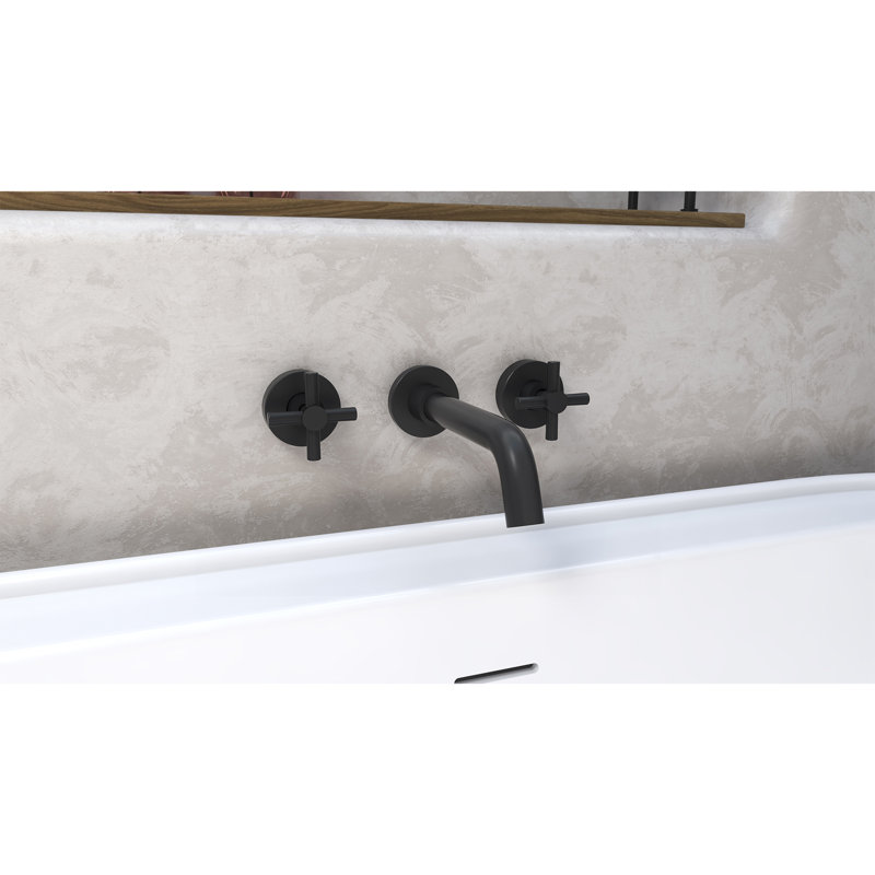 Robinet de baignoire Seneca, Noir mat