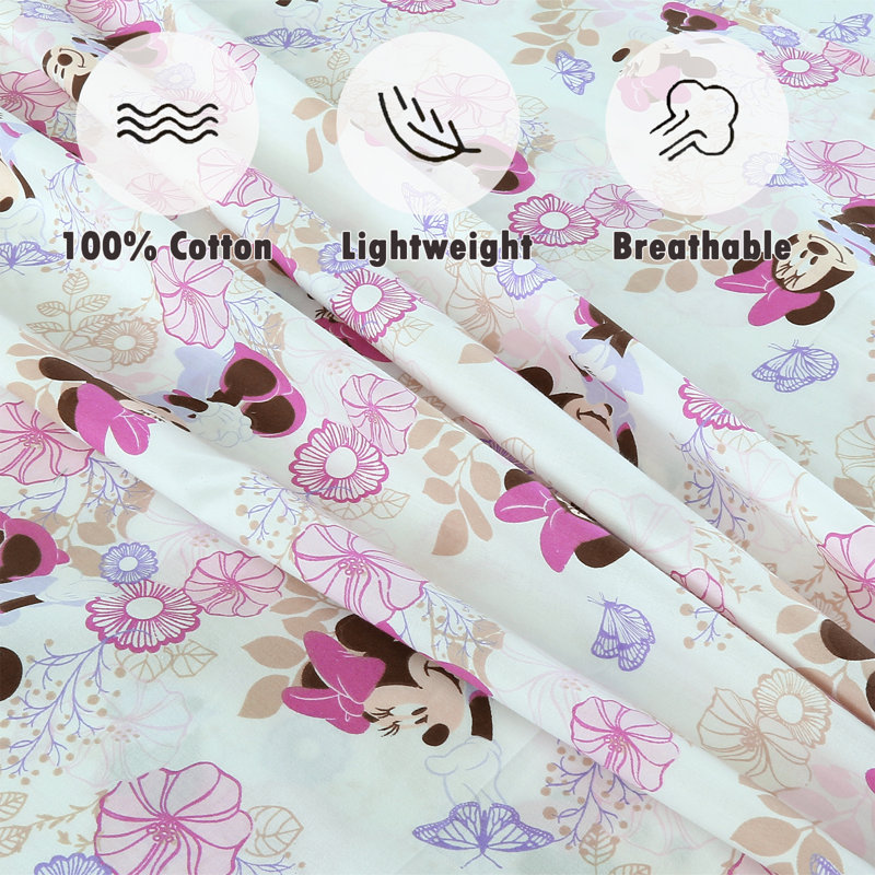 Ensemble de draps-housses 100% coton 180 fils