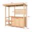 100% Natural Cedar Outdoor Kitchen Island