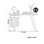 Bureau de rangement moderne de style italien