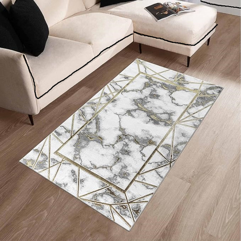 Abstract Flokati, Rectangle 80 x 150 cm