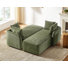 Chaise longue moderne rembourrée (ensemble de 2)