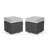 Jossif Resin (All Weather) Wicker/Rattan Outdoor Ottoman-912264745