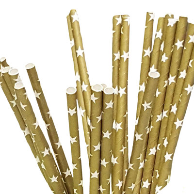 Disposable Paper Birthday Straws