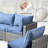Wicker 6 - Person Outdoor Seating Group With Cushions With Fire Pit Table And Swivel Rocking Chairs-1283541873