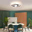  Double Circle Dimmable LED Flush Mount-400623799