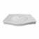 The Renovators Supply Inc. 21'' White Vitreous China Rectangular Bathroom Sink with Overflow