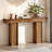 54" Narrow Console Table Sofa Table with Back Hidden Storage,Farmhouse Entryway Table for Living Room Forye-1005355462