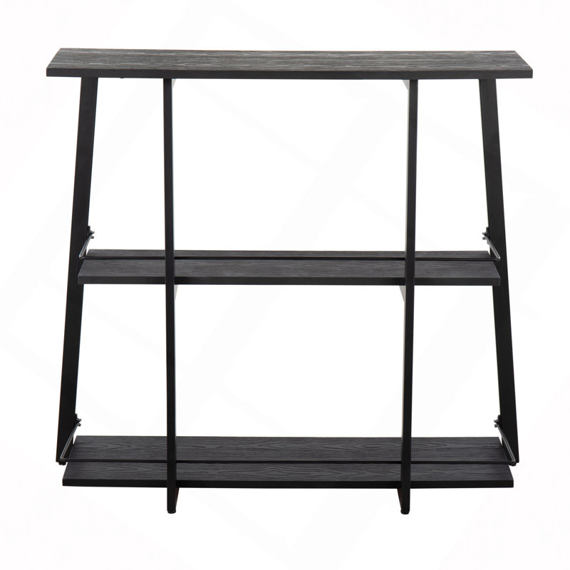 Converge Bookcase Steel and Bamboo