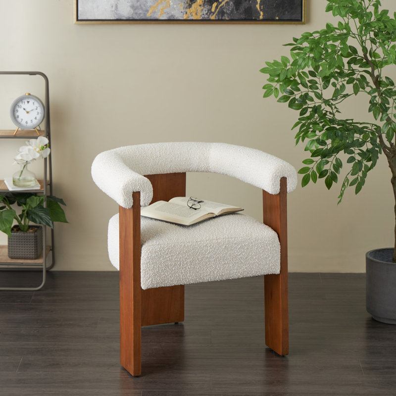 Fauteuil Hallfrid, Marron clair