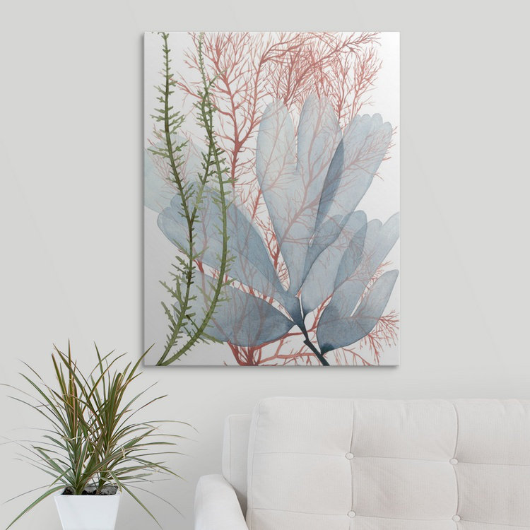 «Seaweed Flow I» par Grace Popp, impression, H 48 po x l 36 po x P 1,5 po, Toile