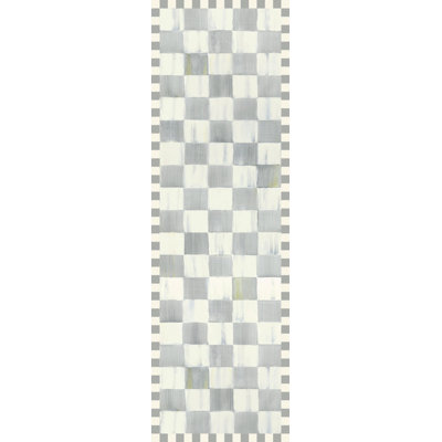 Sterling Checkered Washable Rug