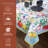 Maison d' Hermine Table Cloth Rectangle Table 100% Cotton 70 x 108 Inches Tablecloth Reusable Decorative for Dining Room Farmhouse Home Valentines Day Decorations Spring Summer - Giverny-124450938