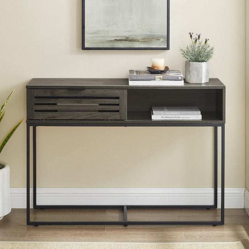 Kendal 106.8cm Console Table, Slate Grey
