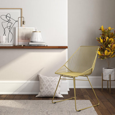 46cm H Slat Back Side Chair