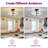 Flush Mount Ceiling Light Fixture With Ripple Glass Shade-155247032